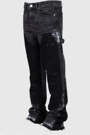 2025 New Washed Jeans Men Vintage Ankle Length Trousers Mid Waist Pockets Button Zipper Distressed Denims Streetwear Straight Pa